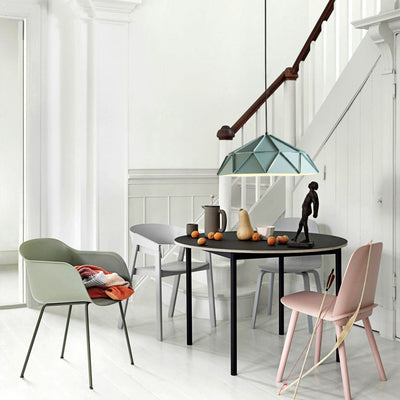 Nordic Creative Prismatic Barn Iron 1-Light Pendant Light