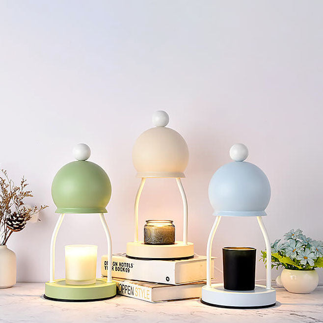 Modern Creative Iron Macaron Dome 1-Light Melting Wax Table Lamp