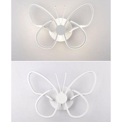 Modern Minimalist Butterfly Design Aluminum LED Wall Sconce Lamp