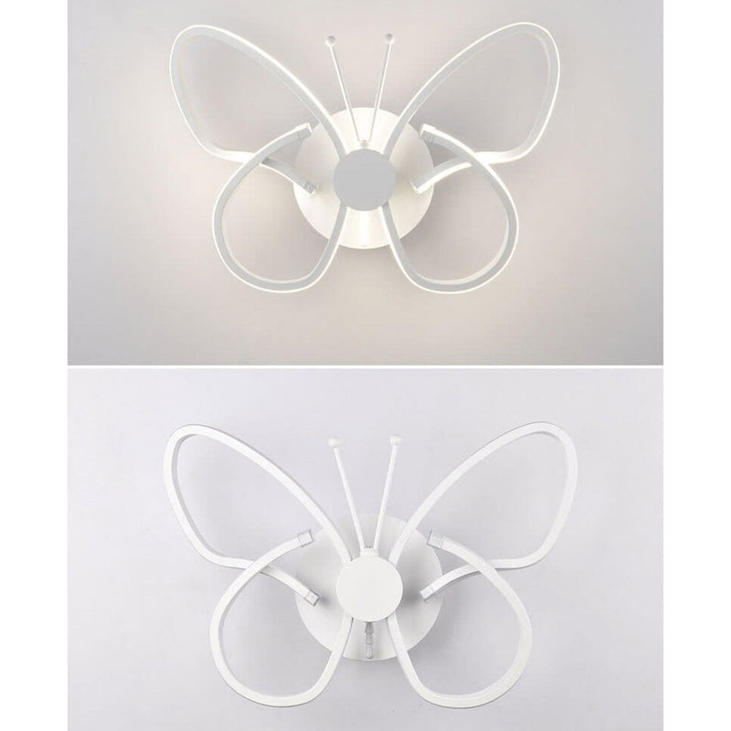 Modern Minimalist Butterfly Design Aluminum LED Wall Sconce Lamp