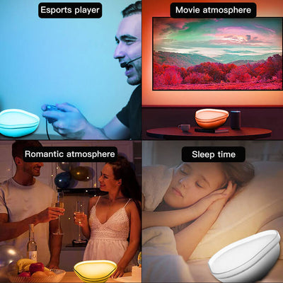 Lámpara de mesa LED con ambiente Bluetooth APP RGB creativa 