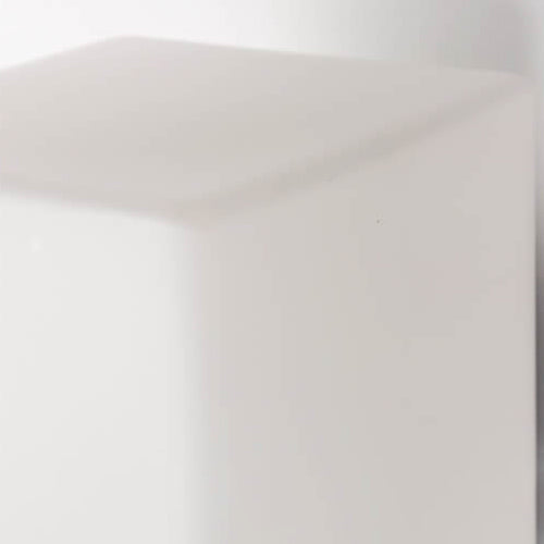 Lámpara Aplique de Pared de 1 Luz con Base de Madera Sólida y Vidrio Cuadrado Nórdico 