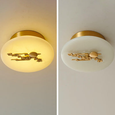 Modernes, minimalistisches Jade-LED-Einbaulicht mit Muster