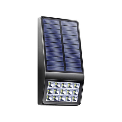 Simple Solar Square Outdoor Fence Wall Sensor Wall Sconce Lamp