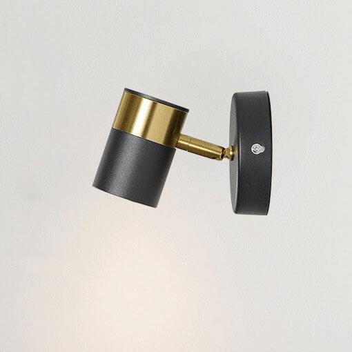 Lámpara Aplique de Pared Cilíndrica de Lujo Ligero Moderno de 1 Luz 