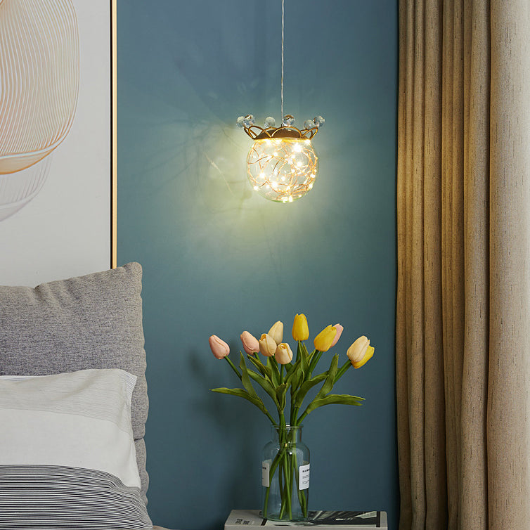 Creative Decorative Gypsophila 1-Light LED Wall Sconce Lamp