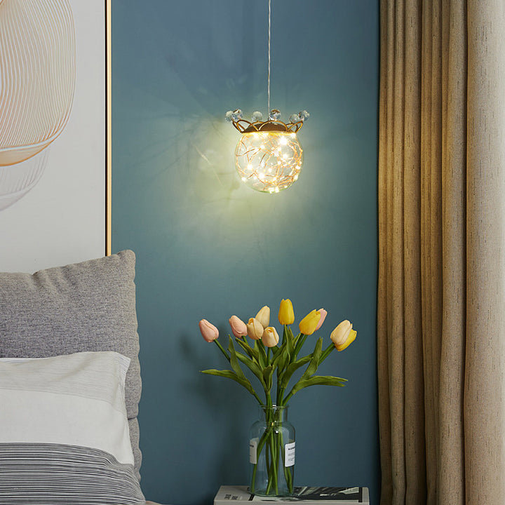 Creative Decorative Gypsophila 1-Light LED Wall Sconce Lamp