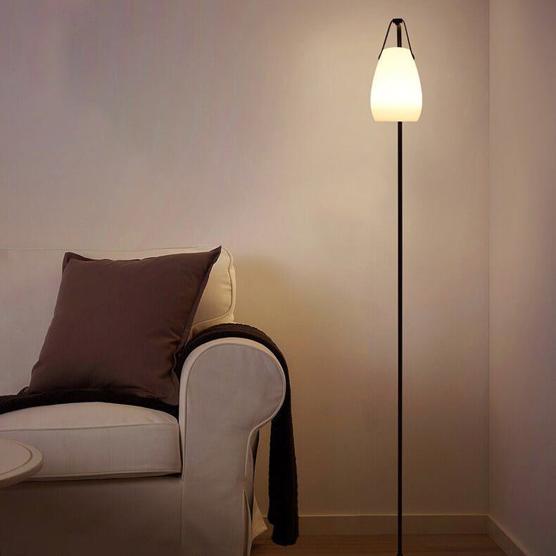 Modern Minimalist PE Handy Lamp Design LED Standing Floor Lamp