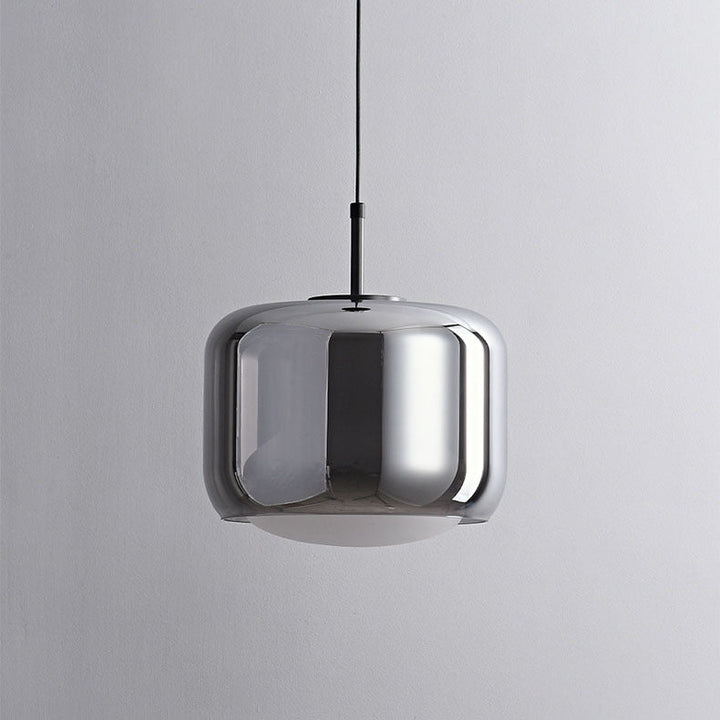 Lámpara colgante moderna minimalista de cobre acrílico con 1 luz 