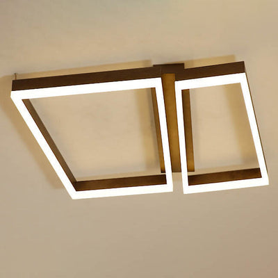 Einfache, kreative, geometrisch geformte LED-Einbauleuchte 