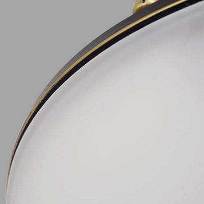 Vintage Luxury Glass Bowl Design 4-Light Semi-Flush Mount Deckenleuchte