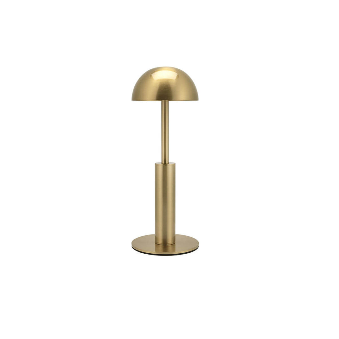 Lampe de table LED de chargement USB avec dôme doré simple 
