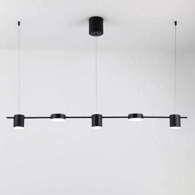 Modern Minimalist Line Round Spotlight LED Island Light Chandelier