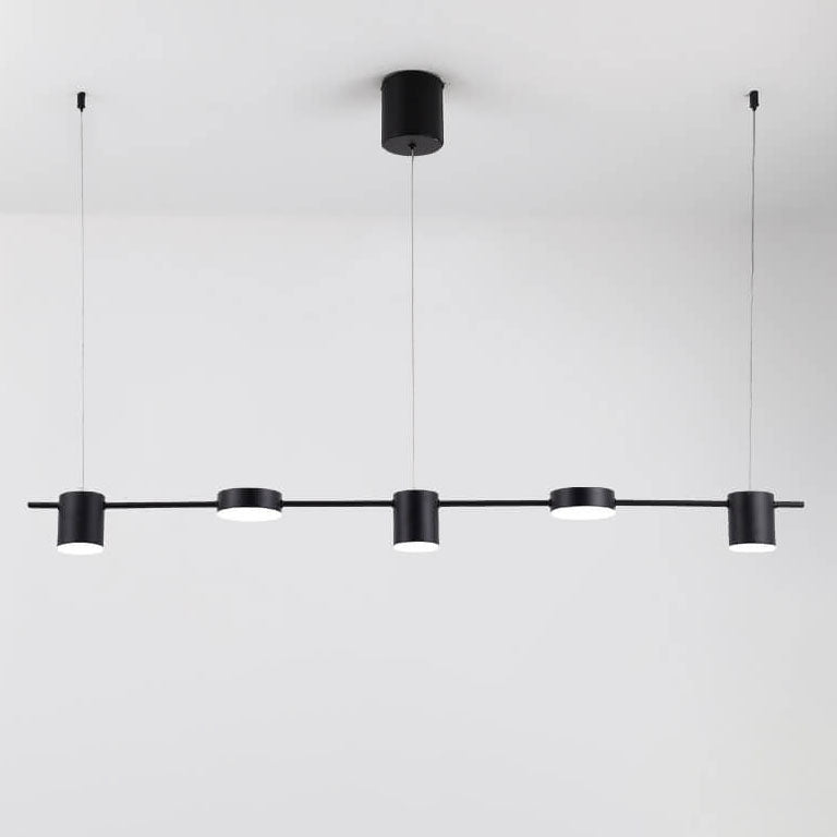 Modern Minimalist Line Round Spotlight LED Island Light Chandelier