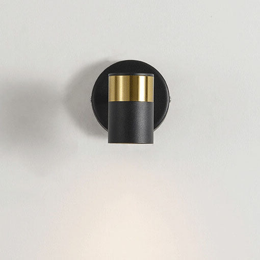 Lámpara Aplique de Pared Cilíndrica de Lujo Ligero Moderno de 1 Luz 