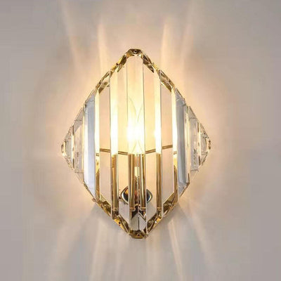Modernes Licht Luxus Kristall Dreieck Geometrie 1/2/3 Licht Wandleuchte Lampe 