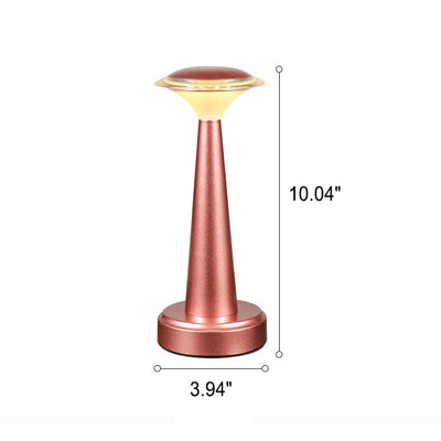 Lampe de table moderne à LED en acrylique et fer 