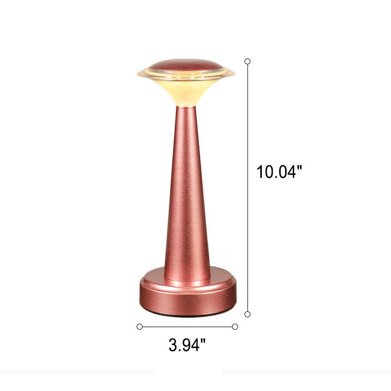 Lampe de table moderne à LED en acrylique et fer 