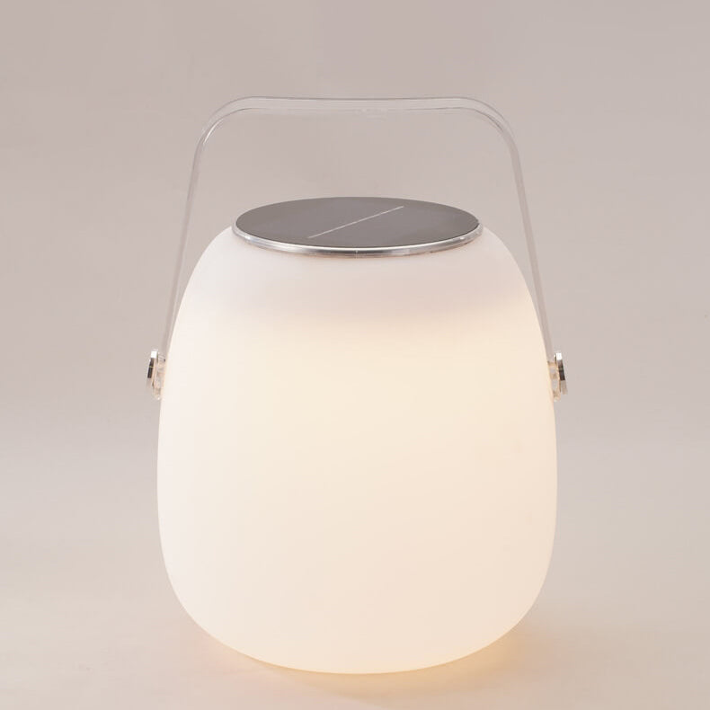 Lumière de camping portable à LED avec télécommande solaire de simplicité contemporaine pour patio extérieur 