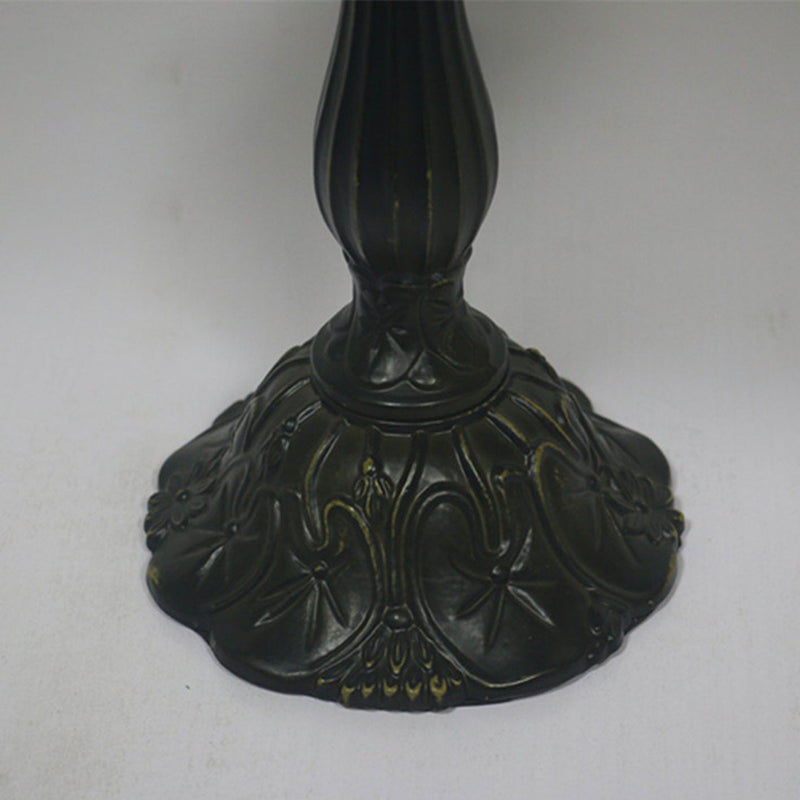 Lampe de table méditerranéenne à 1 lumière en verre Tiffany européen 