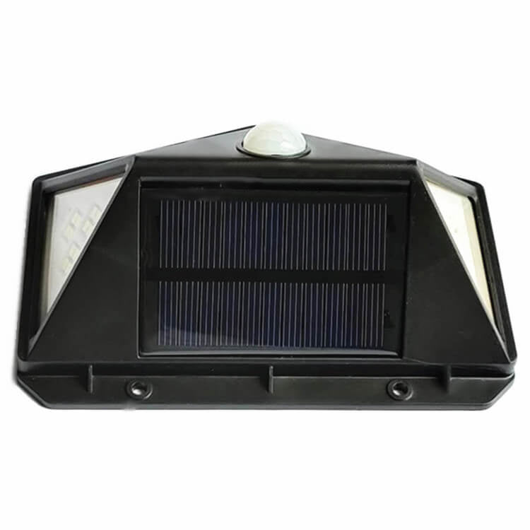 Lámpara de Pared con Sensor de Cuerpo Impermeable para Jardín con 162 LED Solares para Exteriores 