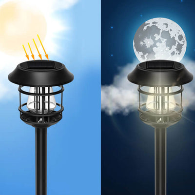 Solar Bulb Plastic Lantern LED Ground Insert Decorative Landscape Light