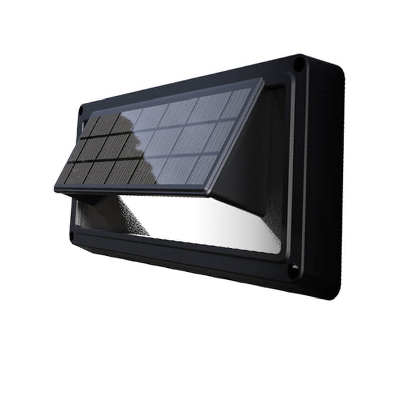 Solar Outdoor Square Waterproof Explosion-proof Voice Control Step Wall Sconce Lamp