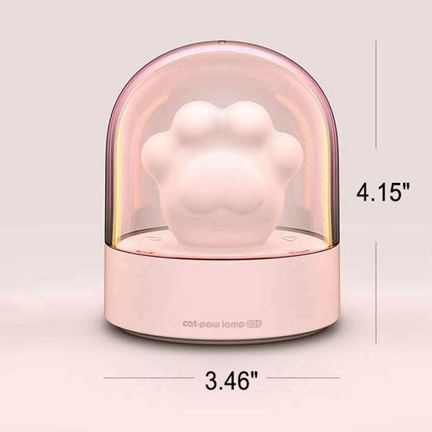 Lámpara de mesa con luz nocturna USB LED de protección ocular con garra de gato de dibujos animados creativa 