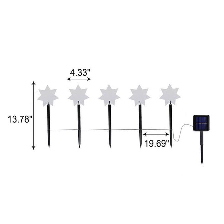 Lumière de paysage à LED pour pelouse extérieure solaire de décoration de Noël 