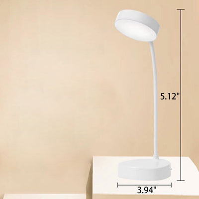 Lampe de table LED pliable à 1 lumière avec chargement USB créatif 