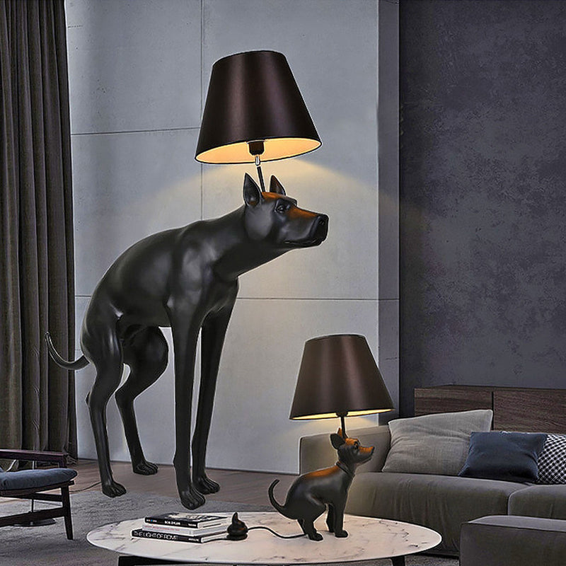 Modern Creative Dog Resin LED Table Lamp