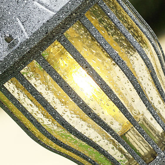 ضوء حديقة شمسي LED خارجي من الألومنيوم المصبوب المقاوم للماء بتصميم أوروبي عتيق 