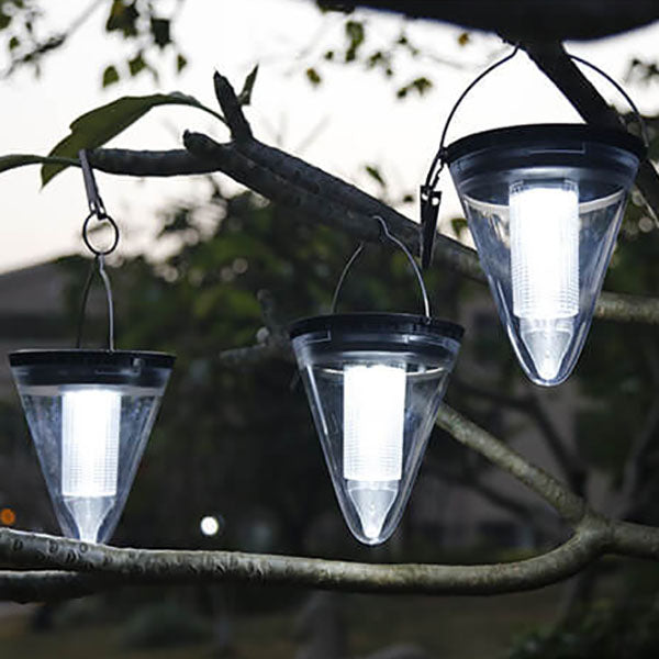 Solar Triangle Cone LED Outdoor Waterproof Decorative Landscape Light