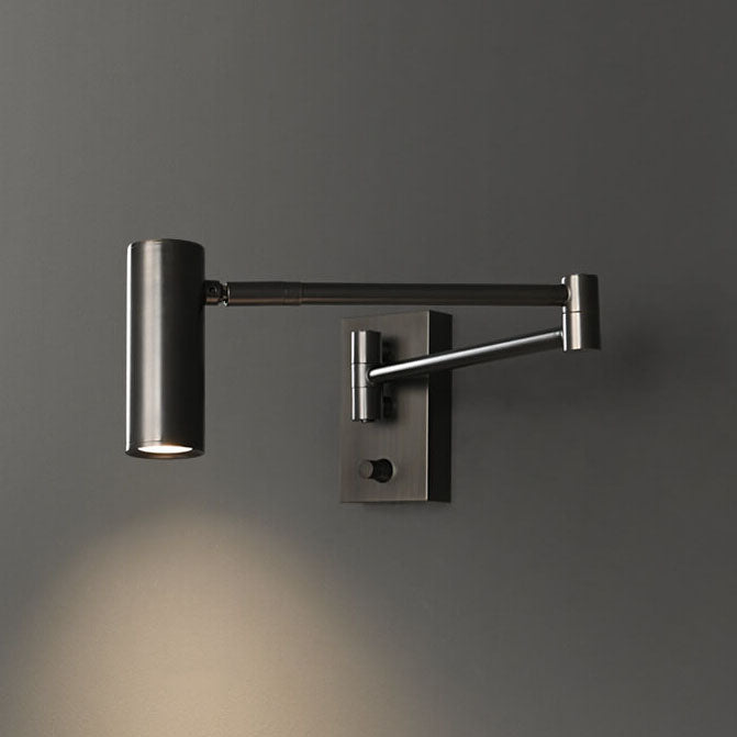 Nordic Luxury Copper Rotatable Eye Protection Reading LED Wall Sconce Lamp