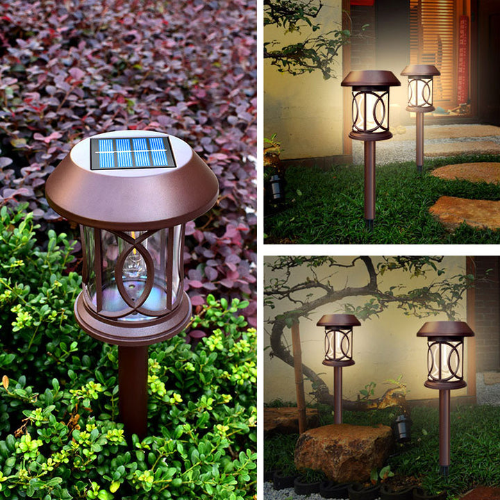 Lumière paysagère à LED solaire décorative pour pelouse extérieure classique moderne 