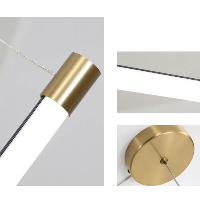مصباح حائطي LED أنيق بأنبوب رفيع من الألومنيوم والبولي كربونات بأسلوب عصري بسيط لغرفة المعيشة 
