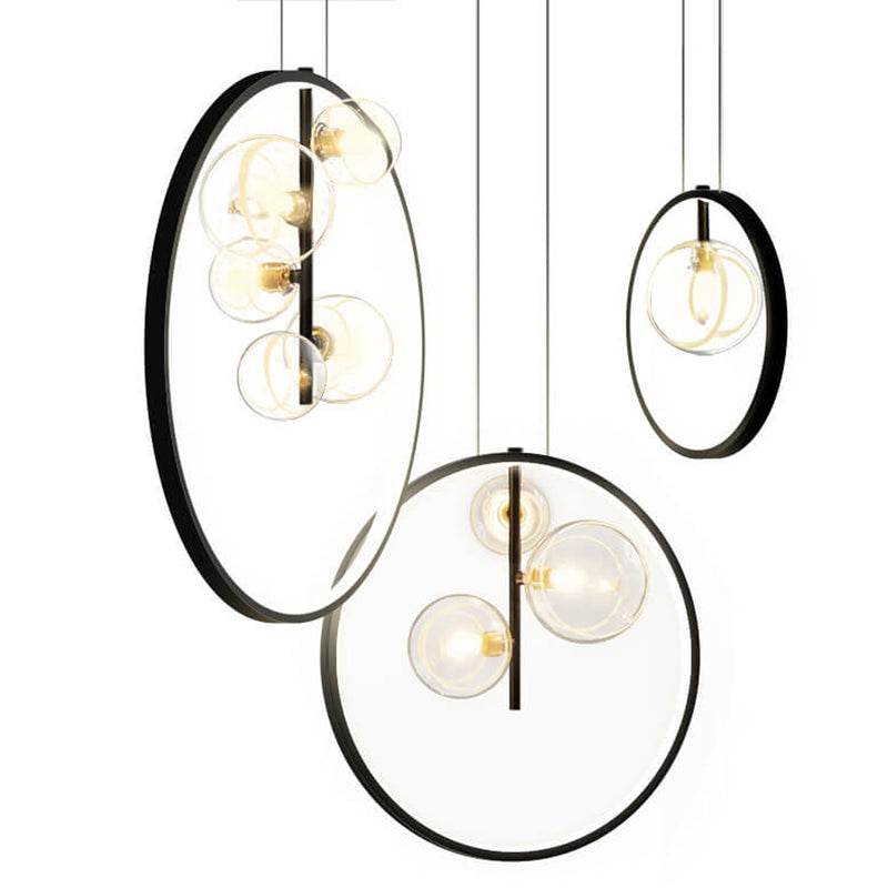 Nordic Simple Iron Art 1/3/5-Light Bubble Chandelier