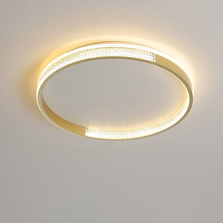 Luz de techo LED de montaje empotrado cuadrado de lujo nórdico 