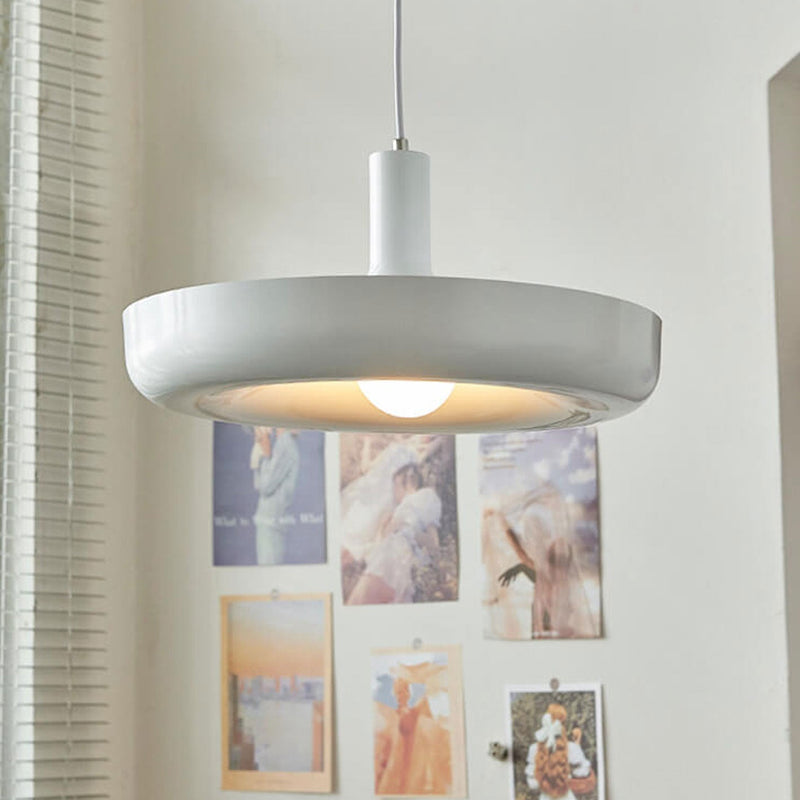 Nordic Minimalist UFO Metal Disc 1-Light Pendant Light