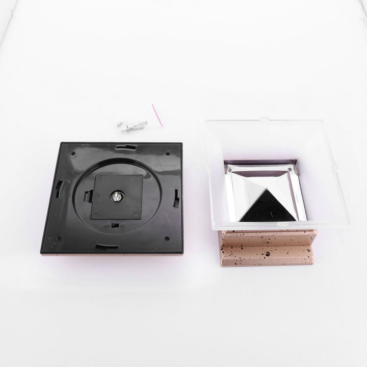 Luz solar moderna y minimalista de plástico para remate de columna, con control inteligente de luz, decorativa para vallas y paisajismo exterior 