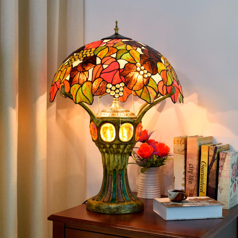 European Light Luxury Retro Zinc Alloy 4-Light Table Lamp