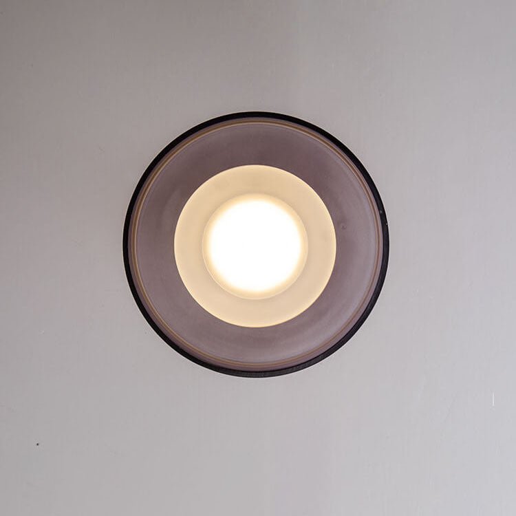 مصباح حائط LED زجاجي دائري بتصميم قديم من الشمال 