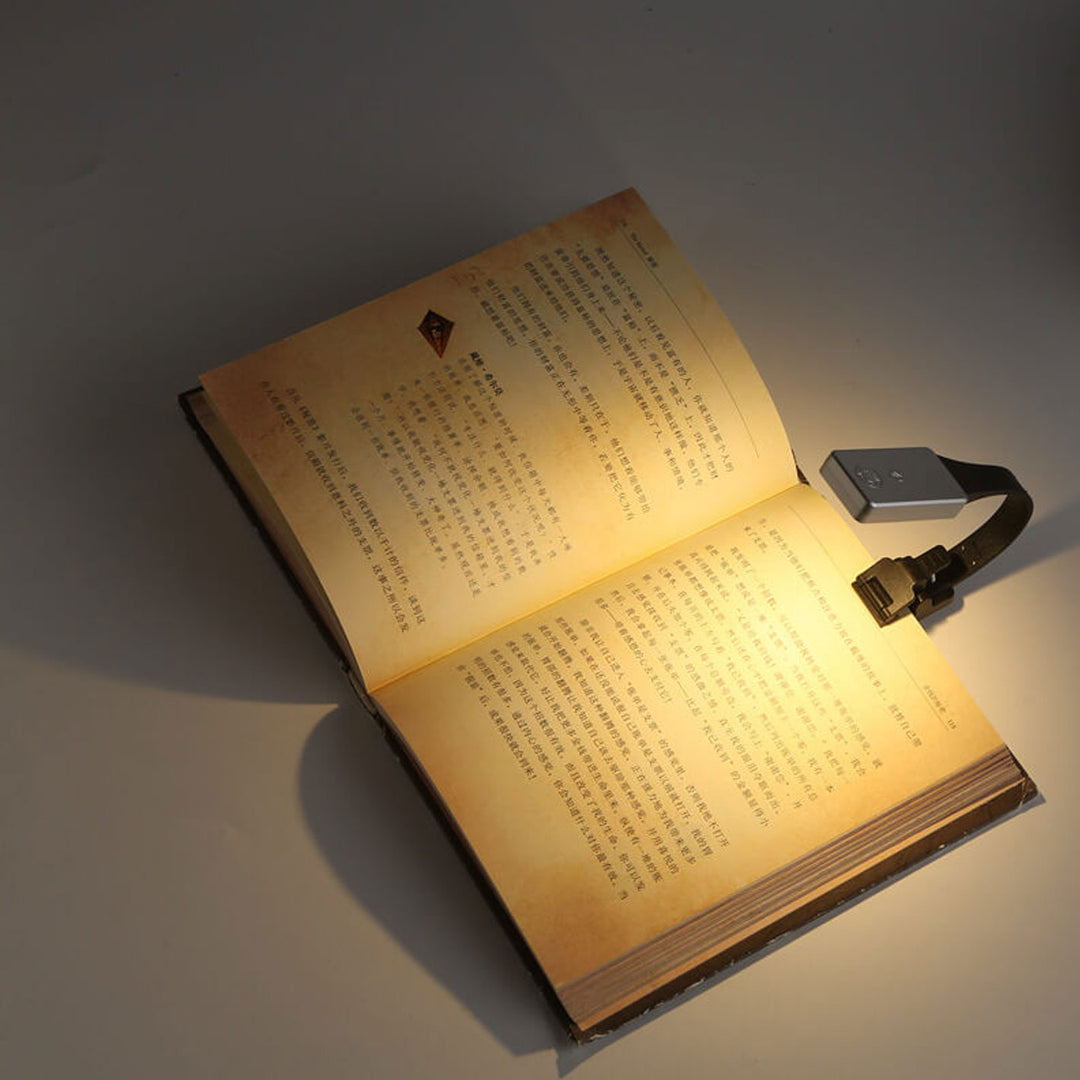 Mini Clip USB Charging LED Table Lamp Bookmark Light 