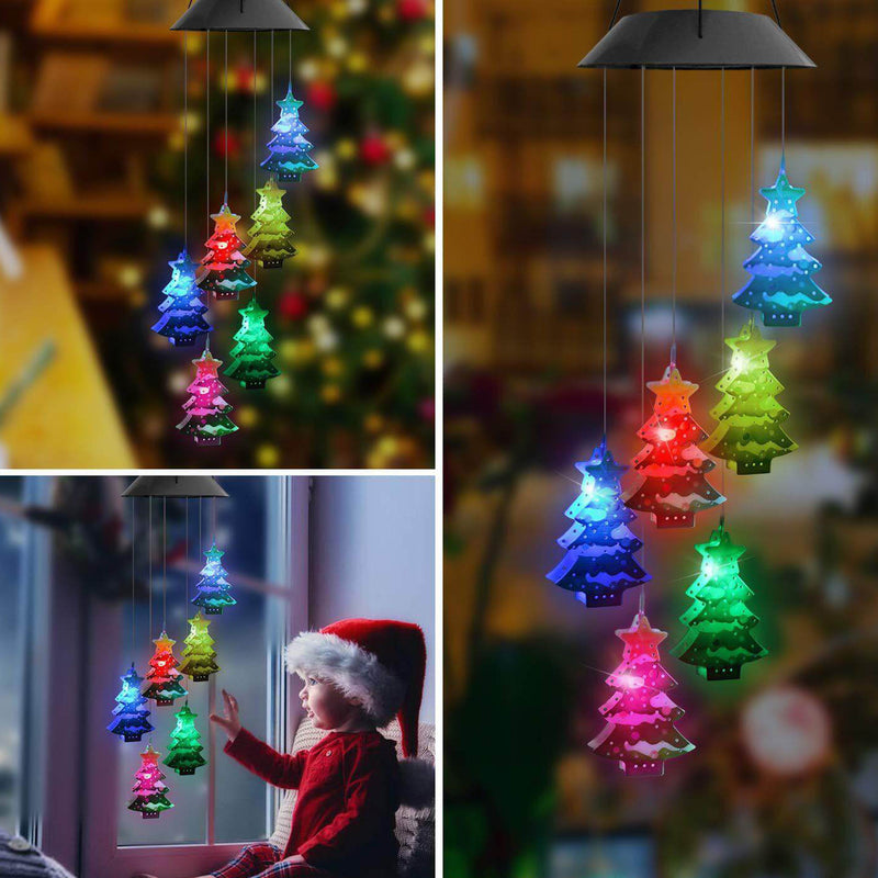 Modern Creative Christmas Decoration Solar LED Outdoor Hanging Lights