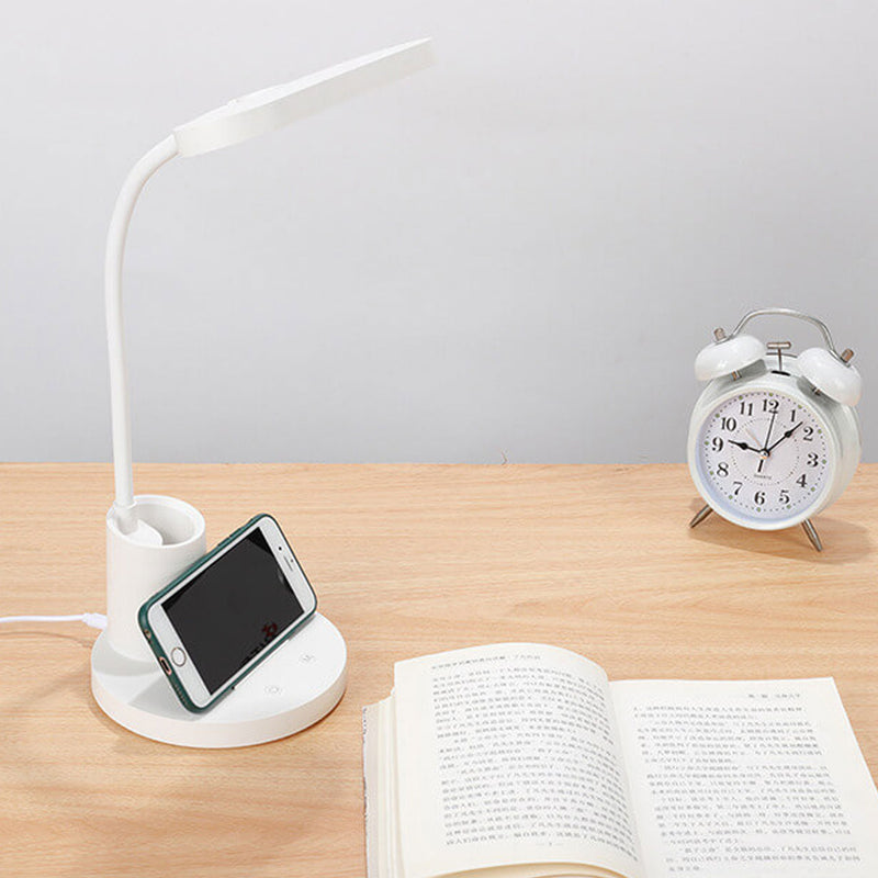 Lampe de Table à Intensité Variable Tactile avec Protection des Yeux Lumière Bleue Minimaliste Moderne 