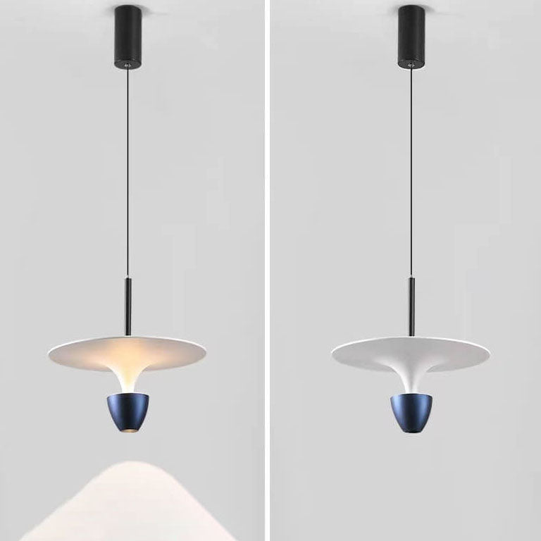 Nordic Creative Round Head LED 1-Licht Pendelleuchte aus Schmiedeeisen 