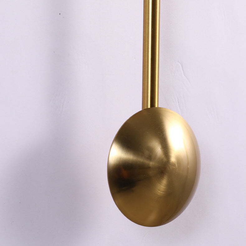 Conception de pendule créative en verre moderne 1-lampe applique murale 