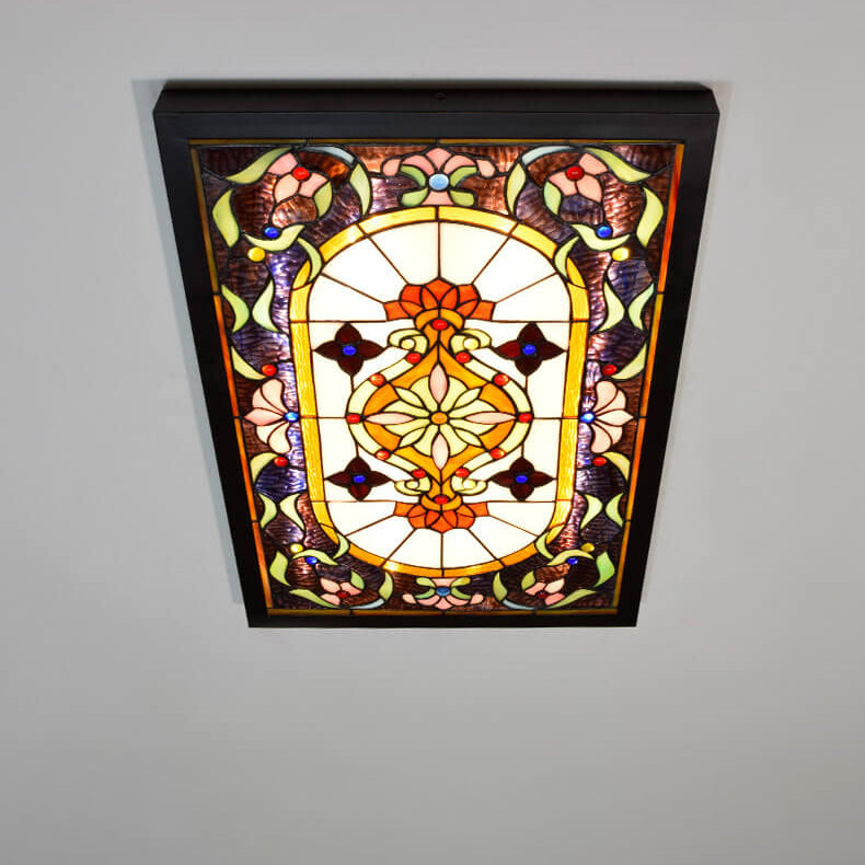 Creative Luxury Stained Glass Tiffany LED Wall Sconce Lamp
