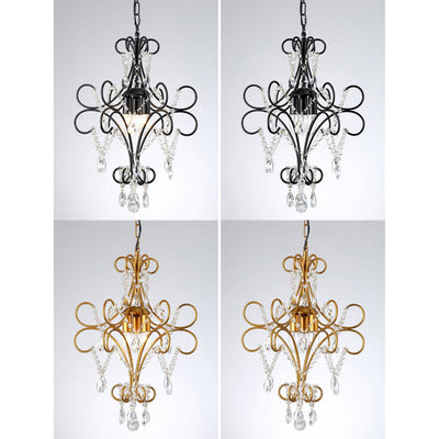 Vintage Luxury Crystal Candle Design 1/3 Light Chandelier