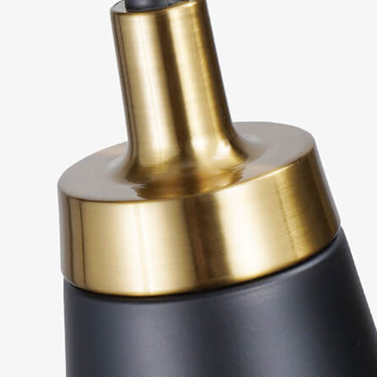 Lustre industriel en fer de luxe léger avec design conique mince à 1 lumière 